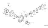 Diagram for 2009 Nissan Murano CV Joint Companion Flange - 38210-JP00B