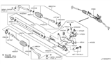 Diagram for 2012 Nissan Murano Tie Rod End - D8520-1AA0A