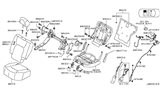 Diagram for 2009 Nissan Murano Seat Cushion - 88355-1AA5A