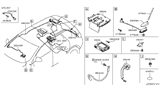 Diagram for 2013 Nissan Murano Antenna Cable - 28243-3YR0A