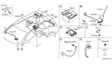 Diagram for 2011 Nissan Murano Antenna - 28208-1UM2H