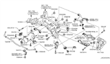 Diagram for 2010 Nissan Murano Control Arm Bushing - 55044-1MA0A