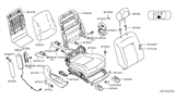 Diagram for 2010 Nissan Murano Seat Cushion - 873A2-1AA0B