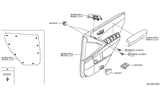 Diagram for 2013 Nissan Murano Armrest - 82940-1AA7B