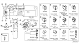 Diagram for 2009 Nissan Murano Headlight Switch - 25190-1AA0B