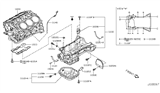 Diagram for 2015 Nissan Quest Oil Pan Baffle - 11038-8J100