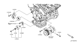 Diagram for 2009 Nissan Altima Timing Chain Tensioner - 11955-JA10A