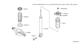 Diagram for 2014 Nissan Quest Shock And Strut Mount - 55320-1AA0A