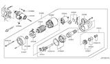 Diagram for Nissan Murano Starter Motor - 23300-JA11B