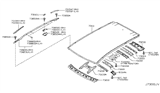 Diagram for 2013 Nissan Murano Hood Hinge - 73230-1AA0A