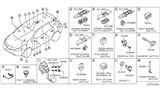 Diagram for Nissan Xterra Brake Light Switch - 25320-AX00B