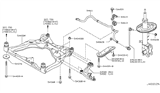 Diagram for Nissan Murano Control Arm - 54500-1AT0B