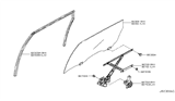 Diagram for 2010 Nissan Murano Window Motor - 82730-1BA0A