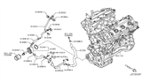 Diagram for 2010 Nissan Altima Oil Cooler - 21305-JA10B