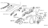 Diagram for 2014 Nissan Murano Door Handle - 80640-1AA0A