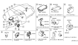 Diagram for Nissan 370Z Clock Spring - B5554-JL00A