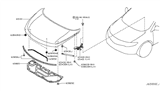 Diagram for 2012 Nissan Murano Lift Support - 65471-1AA1A