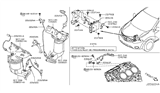 Diagram for 2011 Nissan Rogue Knock Sensor - 22060-JK20C