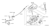 Diagram for 2008 Nissan Murano Shift Knob - 34910-1AA0B