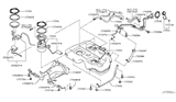 Diagram for 2010 Nissan Murano Gas Cap - 17251-1AA0A