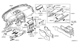 Diagram for 2014 Nissan Murano Glove Box - 68500-1SX1A