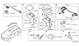 Diagram for Nissan Murano Interior Light Bulb - 26282-JK00A