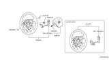 Diagram for 2013 Nissan Murano Air Bag - K851M-1AA0A