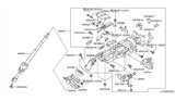 Diagram for 2017 Nissan Titan Steering Column Cover - 48980-JA00A