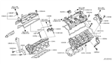 Diagram for 2011 Nissan Murano Valve Cover Gasket - 13270-JK20A