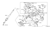 Diagram for Nissan Murano Steering Column - 48810-1VG6E