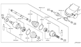 Diagram for 2009 Nissan Murano CV Boot - C9G41-1AA0A