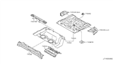 Diagram for 2009 Nissan Murano Floor Pan - G4512-1AAMA