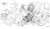 Diagram for 2014 Nissan Murano Seat Motor - 87450-1AB3A