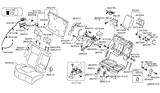 Diagram for 2009 Nissan Murano Cup Holder - 88716-1AA0A