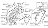 Diagram for Nissan Murano Weather Strip - 82820-1AC0A