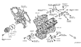 Diagram for 2009 Nissan Murano Water Pump - 21010-JK00A