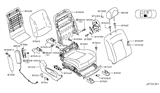 Diagram for 2014 Nissan Murano Seat Cushion - 873A2-1SX0B