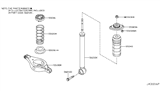 Diagram for Nissan Murano Shock Absorber - E6210-1AA0B