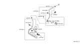 Diagram for 2008 Nissan Murano Power Steering Hose - 49725-1AA1A