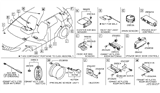 Diagram for 2008 Nissan Murano Air Bag Sensor - K8820-1AA0A