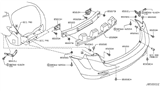 Diagram for 2009 Nissan Murano Bumper - HEM22-1AA0H