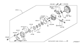 Diagram for Nissan Murano Power Steering Pump - 49110-1AA0A