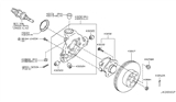 Diagram for 2010 Nissan Murano Control Arm Bushing - 55152-1AA0A