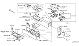 Diagram for 2012 Nissan Murano Center Console Base - 96910-1AA3A