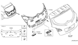 Diagram for 2012 Nissan Murano Door Handle - 90940-CC20D