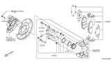 Diagram for Nissan Murano Brake Pad Set - D4060-9N00A
