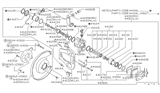 Diagram for Nissan 200SX Brake Caliper Repair Kit - 44120-N9525