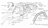 Diagram for 1983 Nissan 200SX Weather Strip - 76860-N8220