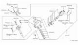 Diagram for 1983 Nissan 200SX Rack And Pinion - 49200-N8500