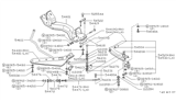 Diagram for 1980 Nissan 200SX Sway Bar Bracket - 54614-N8200